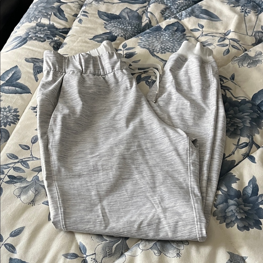 lululemon athletica Light Gray Track Joggers